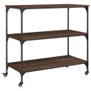  Kjøkkentralle brun eik 102x50x95 cm konstruert tre 842325