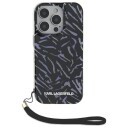 Karl Lagerfeld Zebra Mobildeksel med Snor til iPhone 16 Pro - Lilla