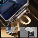 Joyroom EnjoyX Series 60W USB-C Kabel 1,2 m Svart med Vinklet Kontakt
