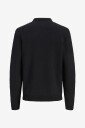 Jack & Jones   Genser Jprblawesley Knit Polo Ls Bf Ln   Svart