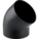 Geberit 63 mm 45° PEH Bend til Avløpsrør