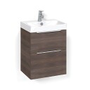 Macro Design Crown Servantskap 2 Skuff- med Light 70 Servant Brun ask / 45cm Grip