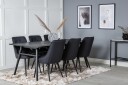 Venture Home Spisegruppe Zenazmi 195 cm + 6 Valera Spisestoler  