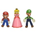 Nintendo Super Mario Figursett Med 10 Cm Figurer Mushroom Kingdom