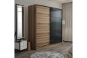 Fruitland Garderobe 220 cm - Brun/Svart