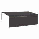  Innvendbar Markise Antrasitt 350 x 200 cm