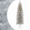 vidaXL Kunstig Slankt Jule Tre 180 cm 300 LED-lys Varmhvit