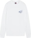 Tommy Jeans Tjm Slim Signature Chest Tee Ls   Cream   XL