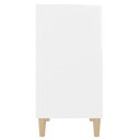 vidaXL Skjenk hvit 57x35x70 cm sponplate