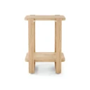Umbra Woodrow sidebord med oppbevaring natur hvit