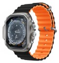 Devia Deluxe Sport6 Rem til Apple Watch (38mm/40mm/41mm) - svart/oransje