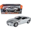 MotorMax Timeless Legends Lekebil 1:18 Aston Martin DB9 Coupe Sølvfarget
