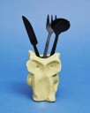 After Midnight Owl vase S Yellow