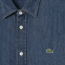 Lacoste Herre Skjorter Blå 2XL,