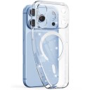 Tech-Protect FlexAir MagSafe Deksel til iPhone 17/18 Pro - Gjennomsiktig Glitter