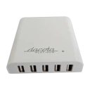 Dacota PlatinumUSB Charger 5 Ports Hvit