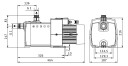 Wilo 4194281 Trykkøkningspumpe 500 W, 3,3 A, 2,94 m³/t, 28,63 kPa, Vann