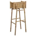 vidaXL Hagepotte med holder Naturlig 50 x 38 x 114 cm Bambus