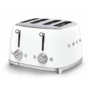 Smeg 50's Style Brødrister 4 Skiver Hvit TSF03WHEU