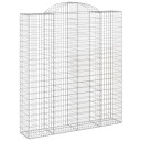  Gabionkurver buede 13 stk 200x50x220/240 cm galvanisert jern