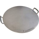 Gourmetstål Rund pizzastål med grep 49 cm