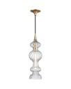Pomfret taklampe antikk messing