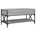  Salongbord grå sonoma 100x55x50 cm konstruert tre og metall 8721012478985