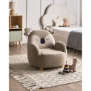 Barnelenestol Hervik - Beige, hvit, brun/55x49x63