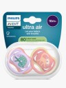 Philips Avent Ultra Air Smokk 18+ mnd Rød/Lilla 2 stk