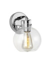 Visual Comfort Clara 1   Light Sconce Chrome