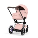 Cybex ePriam Style Collection Komplett Barnevogn New Generation Chrome/Peach Pink