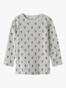 Lil" Atelier Noel Nor Wool Long Sleeve Slim Top Grå 110