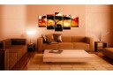Bilde Flokk med Fugler Over Savannen 100x50 Artgeist sp. z o. o.