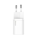 Baseus Super Si 25W Hurtiglader USB-C Hvit
