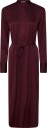 Filippa K Half Placket Dress   DARK BURGUNDY   40