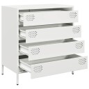  Skjenk hvit 68x39x73,5 cm kaldvalset stål 8721102930485