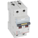 Legrand DX³ MCB automatsikring C0,5 2P 2M 10/16kA