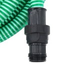 vidaXL Sugeslange med PVC kontakter 10 m 22 mm grønn