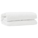 Vidaxl Dyne med pute 2 pcs Hvit 135 x 220 cm Mikrofiber