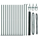  Gjerde med innlegg. grønn 1.4 x 25 m PVC belagt stål