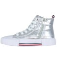 Tommy Hilfiger Støvler   Høy Topp Lace Up   Sølv   Tommy Hilfiger   37   Støvler