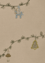 Kähler   Hammershøi Christmas duk 150x370 cm sand