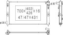 DIEDERICHS DCM2532 Radiator motorkjøling