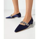 Manolo Blahnik Dame Sko Blå 39 EU,