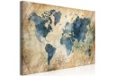 Tavle Retro Map 1 Part Wide 90X60 Artgeist sp. z o. o.