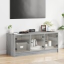vidaXL TV-benk med dør grå sonoma 102x37x42 cm 8721012213616