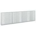 vidaXL Gabion med 5 mm tråd og 5x2,5 cm nett 350x20x100 cm