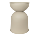 ferm LIVING Hourglass krukke liten Ø31 cm Cashmere