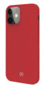 Celly Feeling iPhone 12 Mini Silikone Cover, Rød