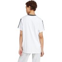 adidas 3 Stripes BF T skjorte Dame Hvit L